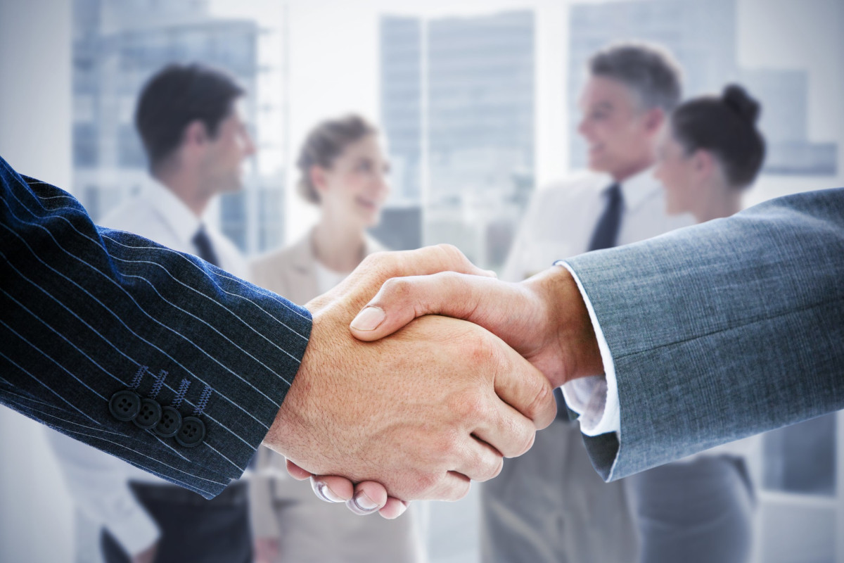 Business People Handshake